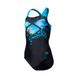 Дитячий купальник Arena MULTI PIXELS SWIMSUIT SWIM PRO black-turquoise 006679-580 фото 2